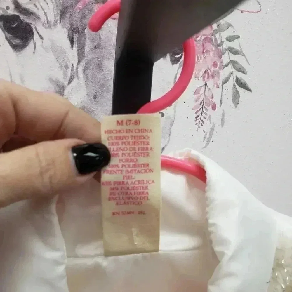 Faded Glory Off White Shimmery Vest